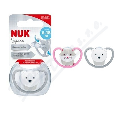 NUK Dudlík Space holka SI V2(6-18m) BOX 736516