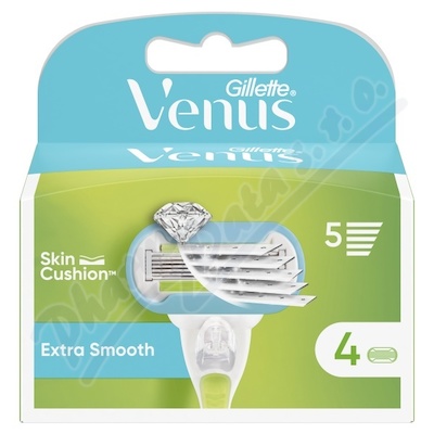 Gillette Venus Extra Smooth náhradní hlavice 4ks