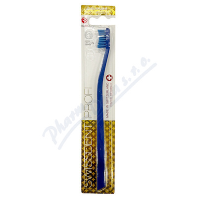 Swissdent Profi zubní kartáček modrý