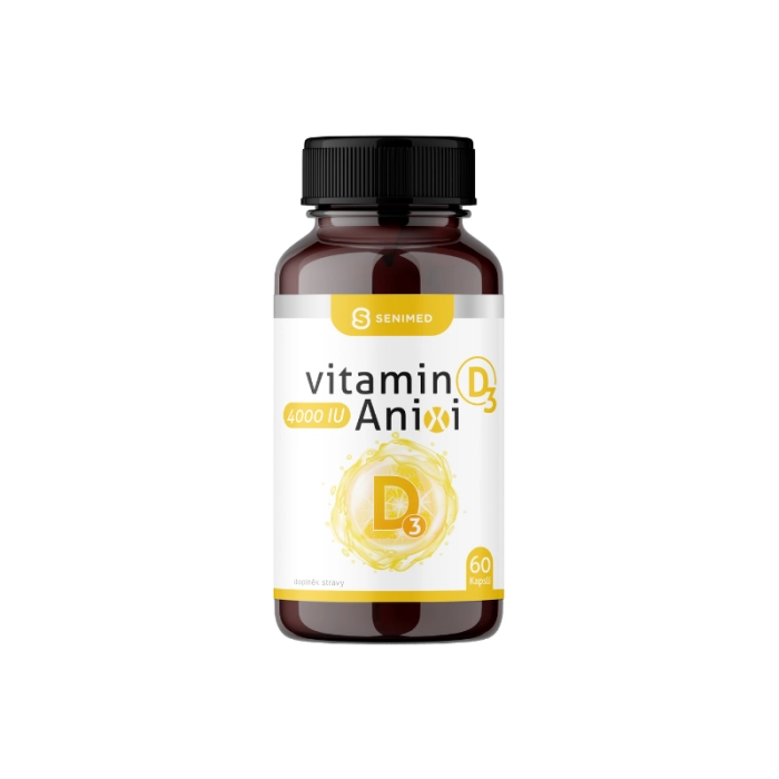 Anixi vitamin D3 4000IU 60 kapslí