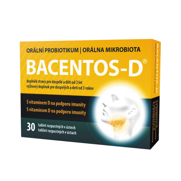 BACENTOS-D orální probiotikum 30 tablet