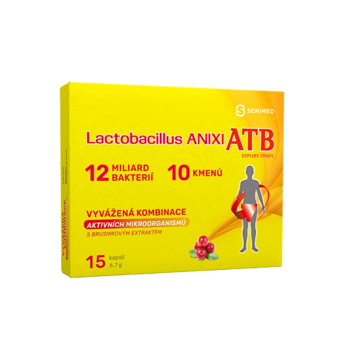 Lactobacillus ANIXI ATB 15 kapslí