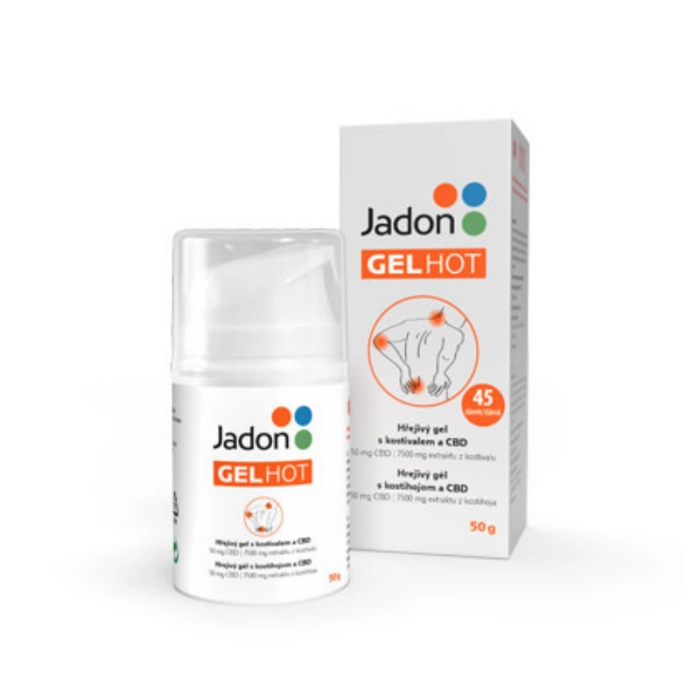 Jadon GEL HOT hřejivý gel s kostivalem a CBD 50g
