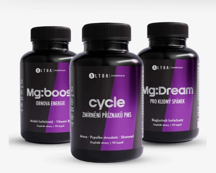 ALTOA PMS HARMONY - CYCLE + Mg:BOOST + Mg:DREAM 90 kapslí
