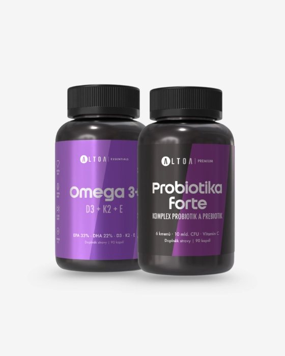 ALTOA DAILY BASE - Omega 3 + D3 + K2 + E + Probiotika Forte