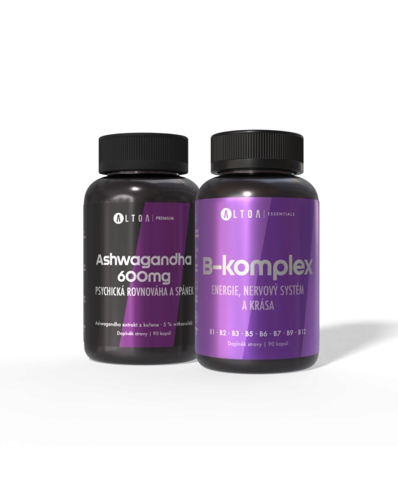STRESS CONTROL - Ashwagandha 600 mg + B-komplex