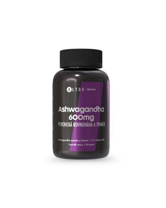 ALTOA Ashwagandha 600 mg - (90 kapslí)